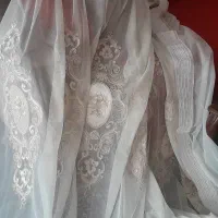پرده گیپور  کار شده عرض۴ ما طول ۳ متر