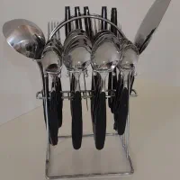 سرویس قاشق چنگال M.T.G  شش نفره  استیل ضخیم