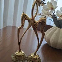 یک جفت غزال برنز