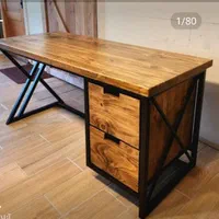 میز تحریر اداری مدیریت کنفرانس مینیمال فلزی