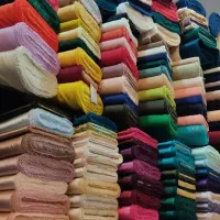 انواع پارچه ساتن نخی تریکو ریون لینن حوله خز و