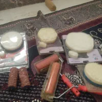 ابزار رنگ امیزی طرح دار و  خمیر تکسچر