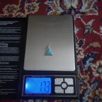 پلاک نقره فیروزه اصل نیشابور