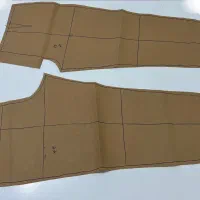 الگو شلوار و بالاتنه متد تجاری