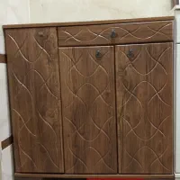 جاکفشی و دراور آینه دار۶کشو در حد نو