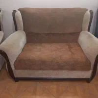 مبل راحتی تمام پارچه