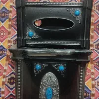 جا دستمال کاغذی و سطل آشغالی