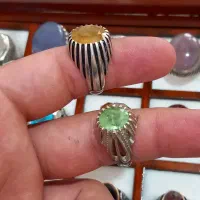 انگشتر نقره یاقوت
