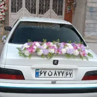 گل آرایی ماشین عروس فقط با دوتومن