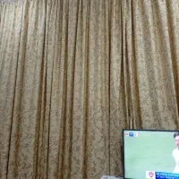 پرده ی پنجره ودر ،سه تیکه ، گلدوزی شده