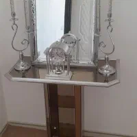 آینه شمعدان با کنسول و ساعت فقط ۱۸ تومن