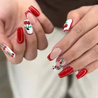 کاشت ناخن فقط۴۵۰  ترمیم ۳۸۰ با متریال اترکشن به