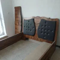 تخت خواب دونفره با تشک طبی نو نو استفاده نشده