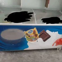 یخچال فریزر بزرگ بستنی در حد نو