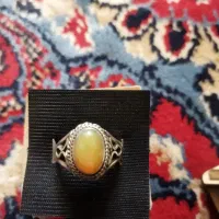 انگشتر اوپال نقره