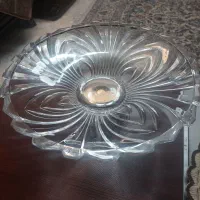 ظرف میوه خوری بلور پایه دار