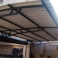 اجرای سایبان بدون پایه وسقف سبک
