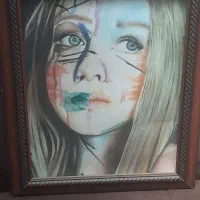 نقاشی مداد رنگی