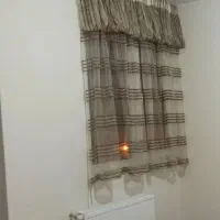 پرده حریر با والان پفکی