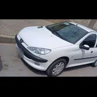 پژو ۲۰۶ تیپ۲ سفید در حد صفر تک‌برگ سند