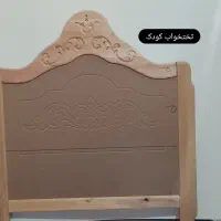 تختخواب صفرتک و دو رنگ دلخواه آماده نصب باجنس ..