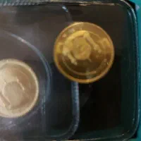 دو عدد نیم سکه بانکی ۸۶