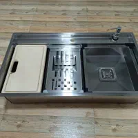 سینک استیل دستساز باکسی