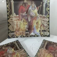 کیک خوری مربع با طرح کوروش