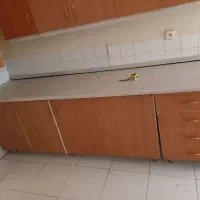 کابینت اشپزخانه بدنه فلزی در ها ام دی اف سینک