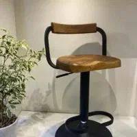 صندلی اپن زیمر  طراحی مینیمال، چوب طبیعی و فلز