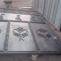 درب حیاط سوله گاراج