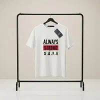 تیشرت استین سه ربع قواره (باکسی) مدل ALWAYS