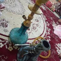 قلیون و شیشه اضافه