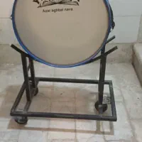 طبل به همراه گاری و دسته
