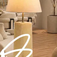آباژور کنار سالنی  مرمر سبز