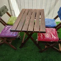 میز چوبی تاشو