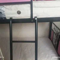 تخت دو طبقه فلزی دخترانه