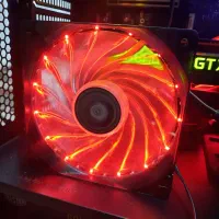 فن رنگ قرمز گرین 120mm رنگ قرمز