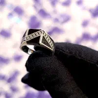 انگشتر و دستبند مردانه نقره