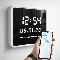 ساعت دیواری دیجیتال هوشمند مدل iClock35