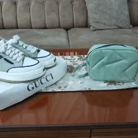 کیف و کفش ست سبز رنگ