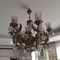 لوستر برنج 6شاخه12شعله