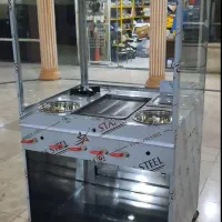 هایپرفرساندویچی یخچال داخل استیل فالوده نشاسته