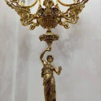 کنار سالنی فاخر برنجی (۵میکرون طلا)