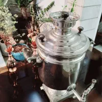 سماور زغالی روسی فوق بکر|سماور، چایساز، قهوهساز|اصفهان, شهشهان|دیوار