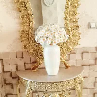 آینه وکنسول سایز بزرگ  جنس آلیاژ.درحدخیلی نو