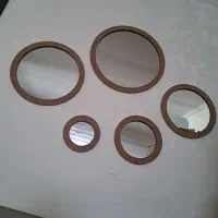 آینه ی پنج تیکه ی دکوری