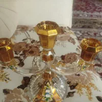 جا شمعی طلا کوب یدونه