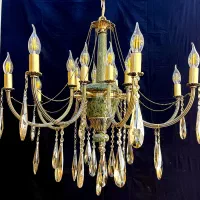 لوسترشاخه نبات سنگی شعله ۱۰+۶ برنج A1010 کلاسیک