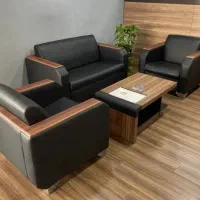 مبلمان اداری مدل رز دسته وکیوم میز